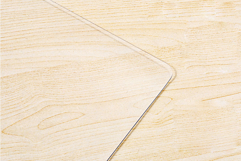 Transparent crystal board